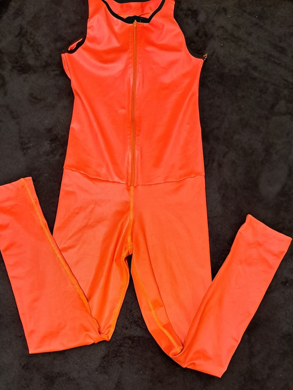 One Piece Orange Jumpsuit Sz S